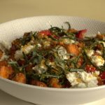 Couscous salade met zoete aardappel en feta